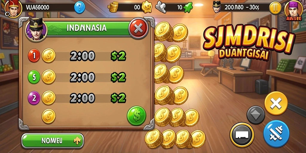 dmd999 - Screenshot 2 menunjukkan berbagai senjata dan item yang dapat dikumpulkan.